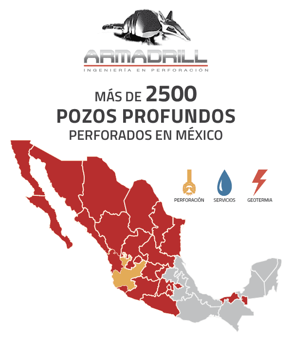 Más de 2500 pozos profundos perforados